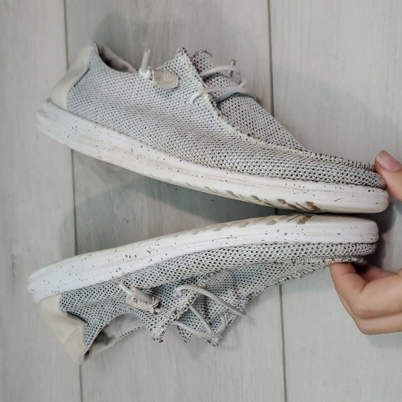 Hey Dude Womens Wendy Six Stone White Loafer Slip on shoes sz 8 - Picture 9 of 12